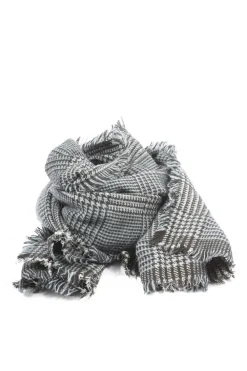 Tücher>Alba Moda Schultertuch schwarzhellgrau