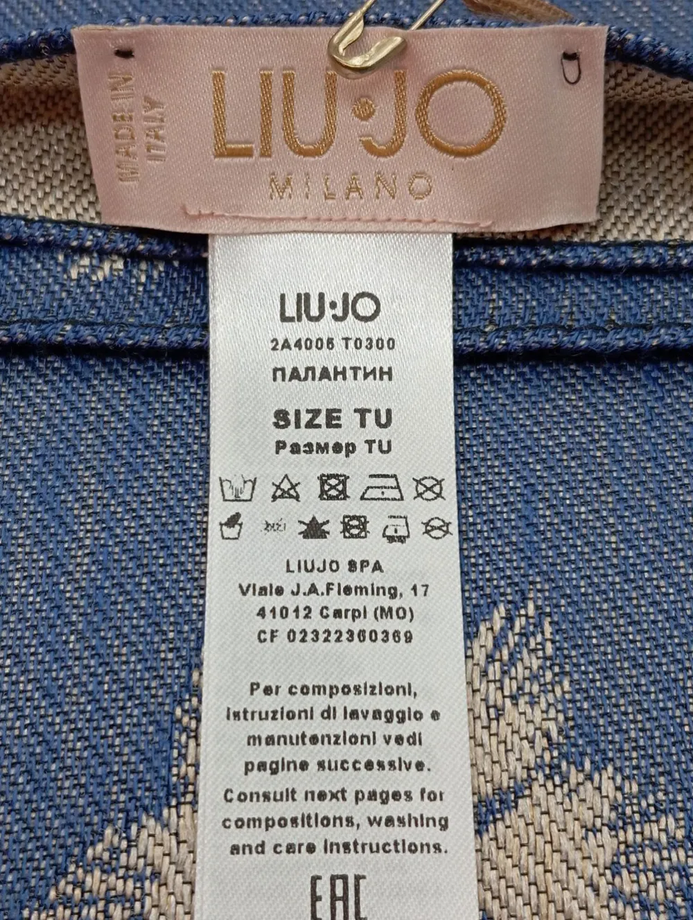 Tücher>Liu jo Schultertuch blau