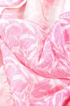 Tücher>Chervo Schultertuch pinkweiß