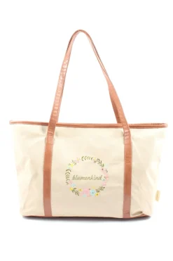 Shopper>blumenkind Shopper wollweißbraun