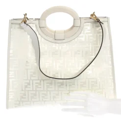 Shopper>Fendi Shopper weiß