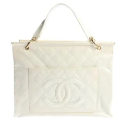 Shopper>Chanel Shopper weiß