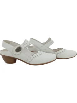 Ballerinas>Rieker Slingback Ballerinas Größe 39 weiß