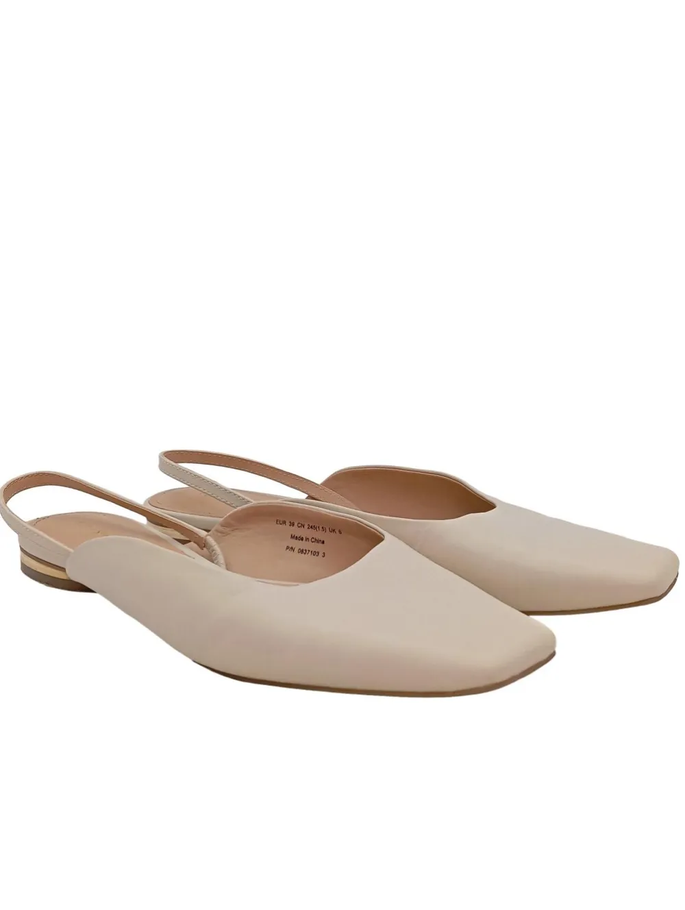 Ballerinas>& Other Stories Slingback Ballerinas Größe 39 creme