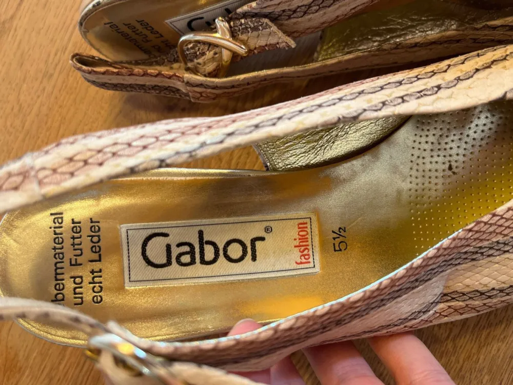 Ballerinas>Gabor Slingback Ballerinas Größe 39 beige