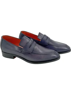 Businessschuhe> Slipper blau