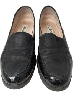 Businessschuhe>Gabor Slipper Größe 39,5 schwarz