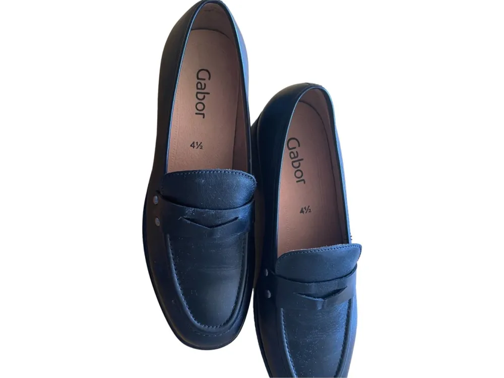 Businessschuhe>Gabor Slipper Größe 37,5 schwarz