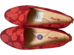 Businessschuhe> Slipper Größe 40 rot