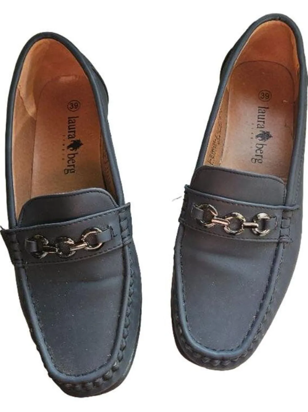 Businessschuhe> Slipper Größe 39 blau