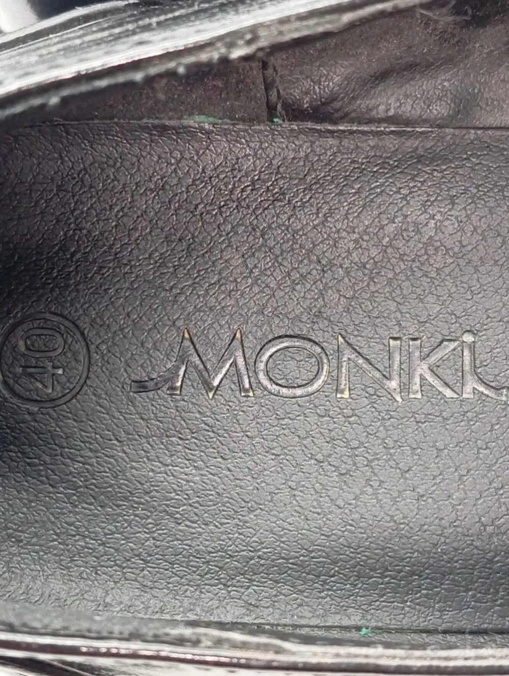 Businessschuhe>Monki Slipper Größe 40 schwarz