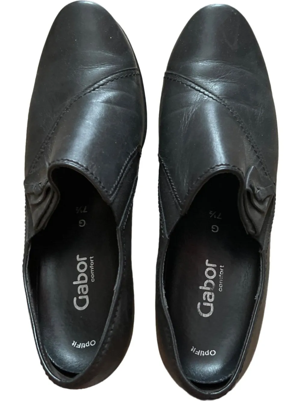 Businessschuhe>Gabor Slipper Größe 41 schwarz