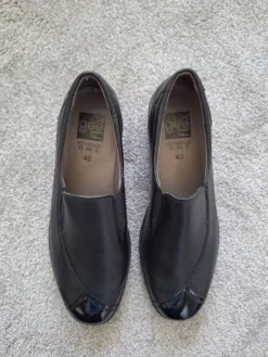 Businessschuhe> Slipper Größe 40 schwarz