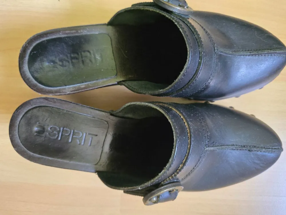 Businessschuhe>Esprit Slipper Größe 38 schwarz