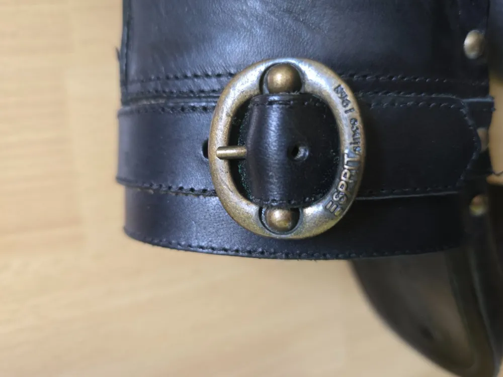 Businessschuhe>Esprit Slipper Größe 38 schwarz