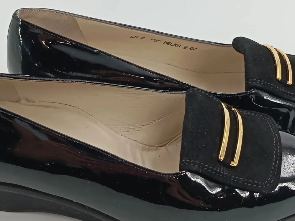Businessschuhe> Slipper Größe 39 schwarz
