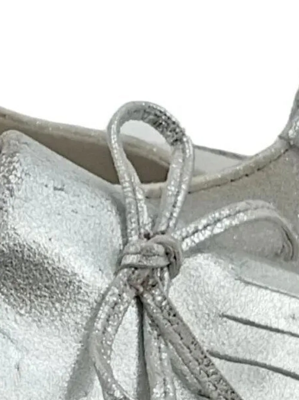 Businessschuhe> Slipper Größe 40 silberfarben