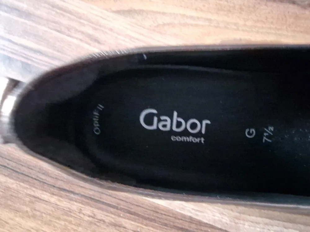 Businessschuhe>Gabor Slipper Größe 41 goldfarben