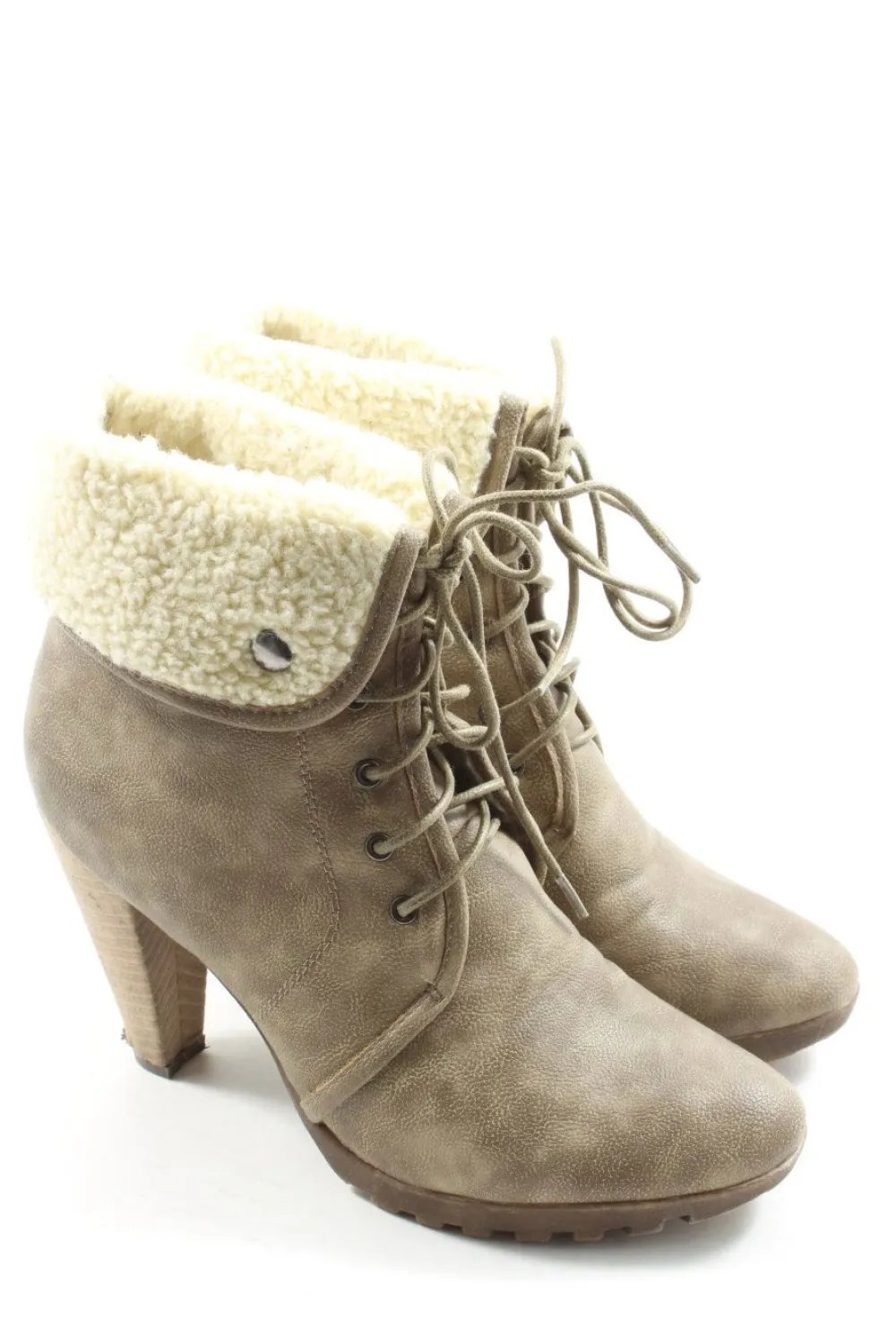 Stiefeletten>Buffalo Slouch Stiefeletten Größe 40 braun