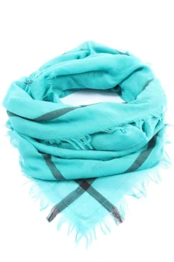 Schals>Pieces Sommerschal türkisschwarz