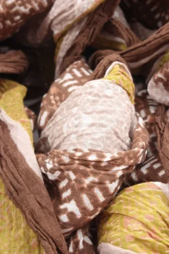 Schals>Sarah Sommerschal braunweiß