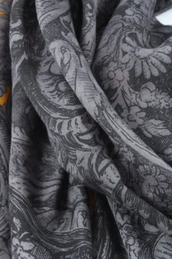 Schals>Pieces Sommerschal hellgrauschwarz