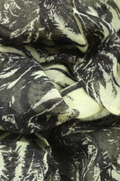 Schals>H&M Sommerschal schwarzblassgelb