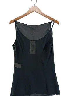 Tops>Ferru00e9 Milano Spaghettiträger Top Größe 40 schwarz