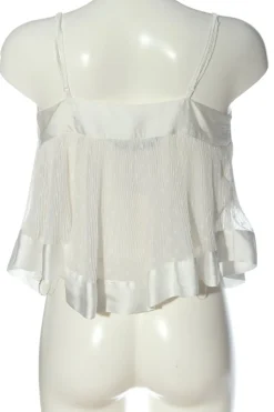 Tops>Zara Woman Spaghettiträger Top Größe 34 weiß