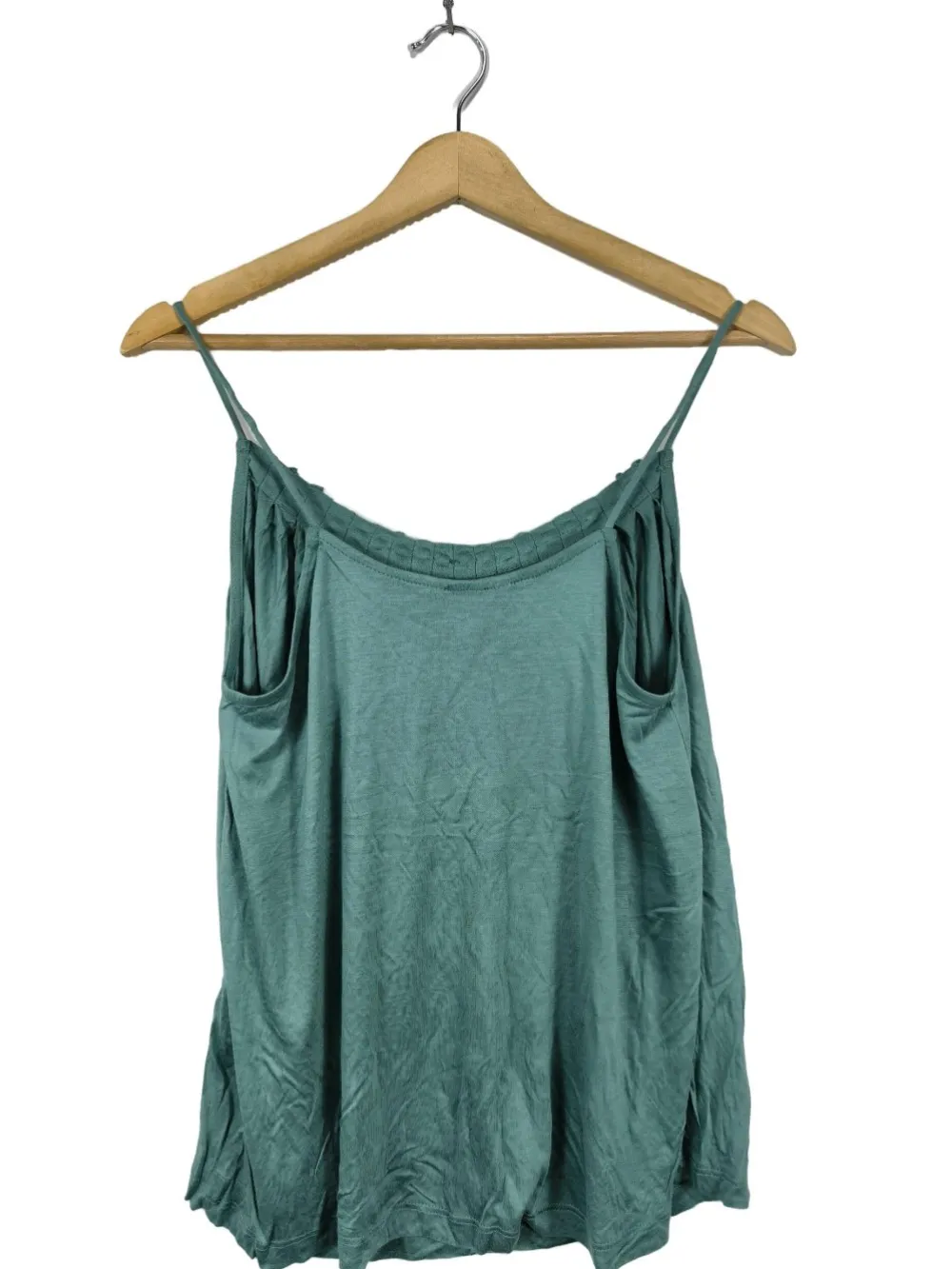 Tops>H&M Spaghettiträger Top Größe 36 türkis