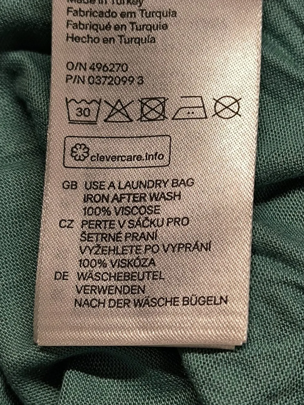 Tops>H&M Spaghettiträger Top Größe 36 türkis