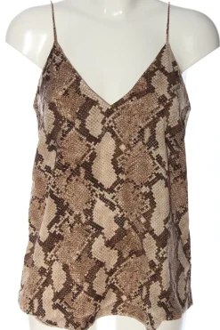 Tops>H&M Spaghettiträger Top Größe 38 braunwollweiß