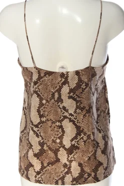 Tops>H&M Spaghettiträger Top Größe 38 braunwollweiß