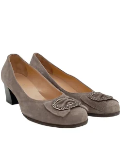 Pumps>Angermaier Spangen-Pumps Größe 39,5 wollweiß