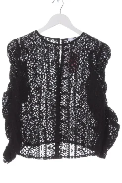 Blusen>MNG SUIT Spitzenbluse Größe 38 schwarz