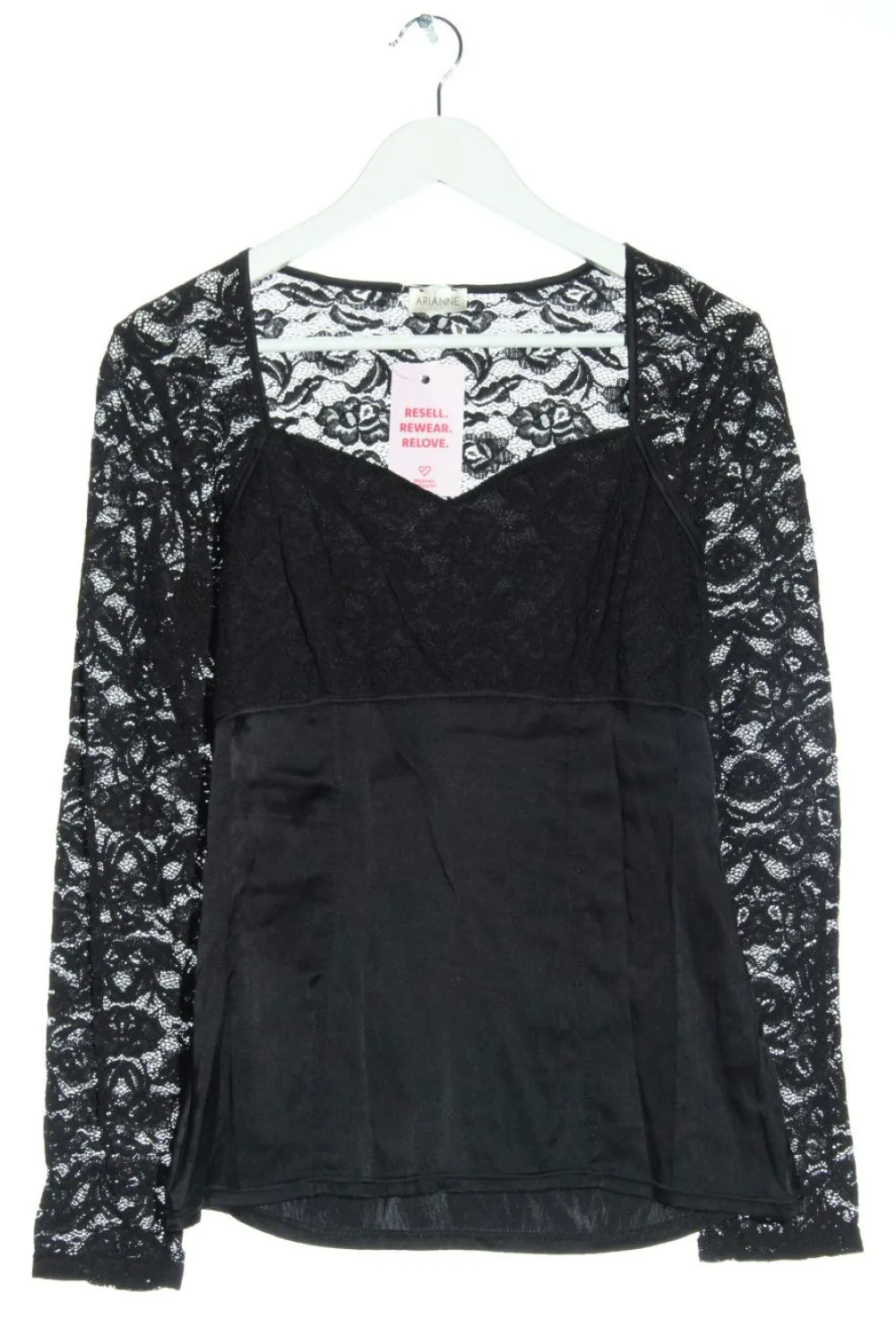 Blusen>Arianne Spitzenbluse Größe 38 schwarz
