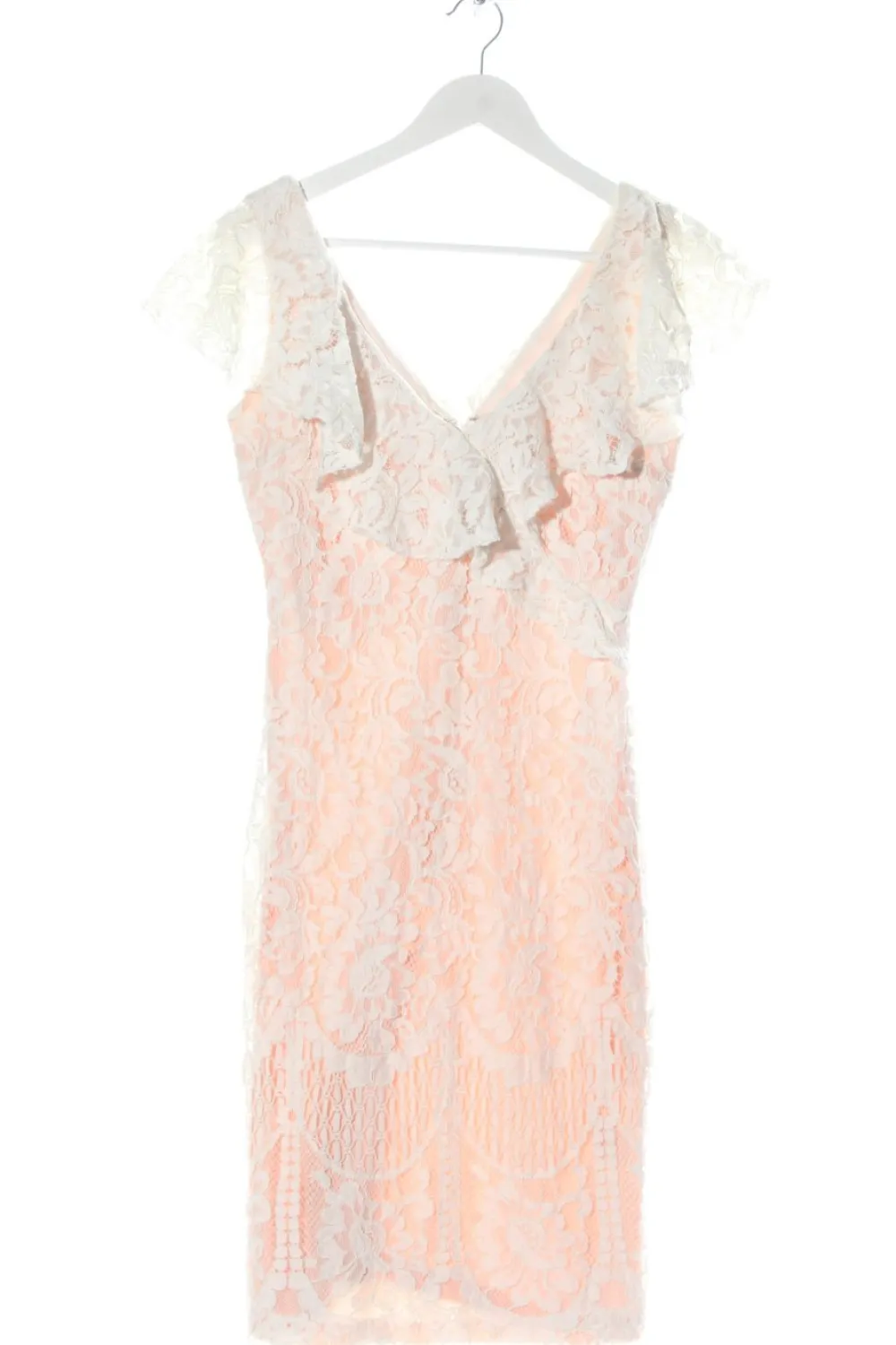 Kleider>City Goddess Spitzenkleid Größe 38 wollweiß
