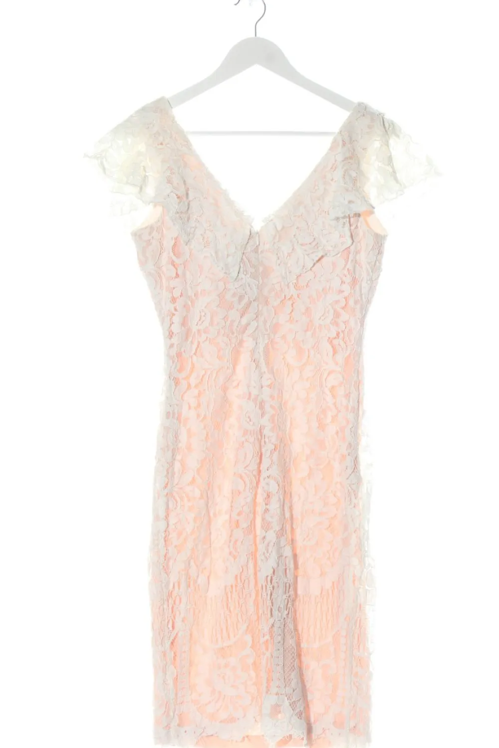 Kleider>City Goddess Spitzenkleid Größe 38 wollweiß