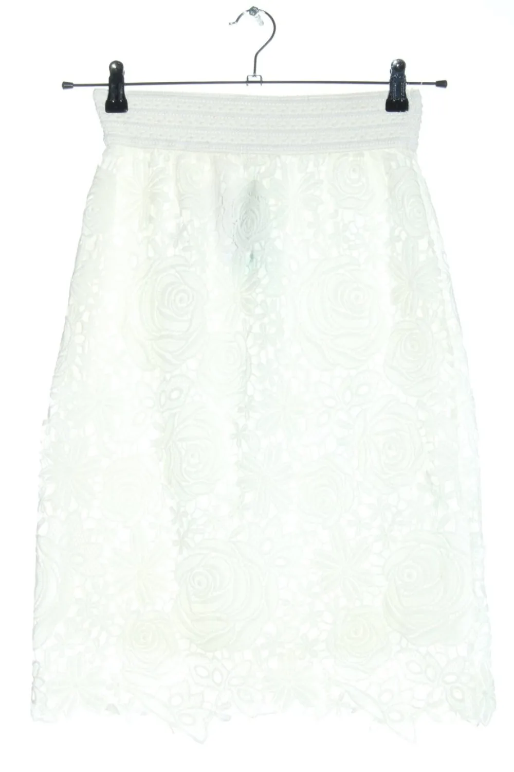 Röcke>Lesara Spitzenrock Größe 36 weiß