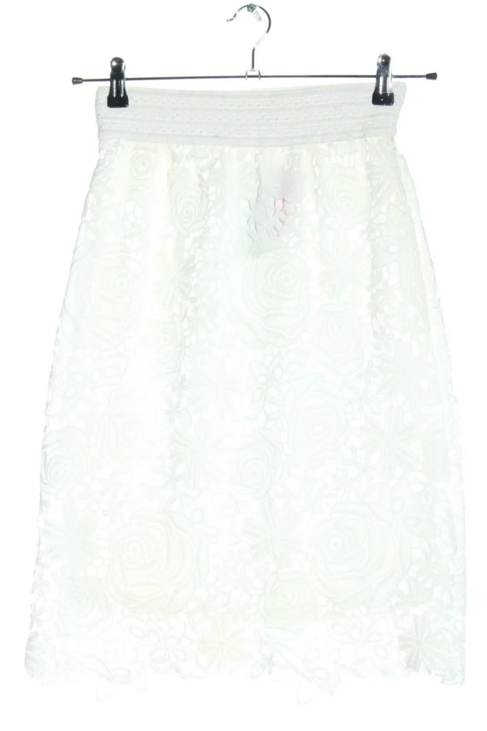 Röcke>Lesara Spitzenrock Größe 36 weiß