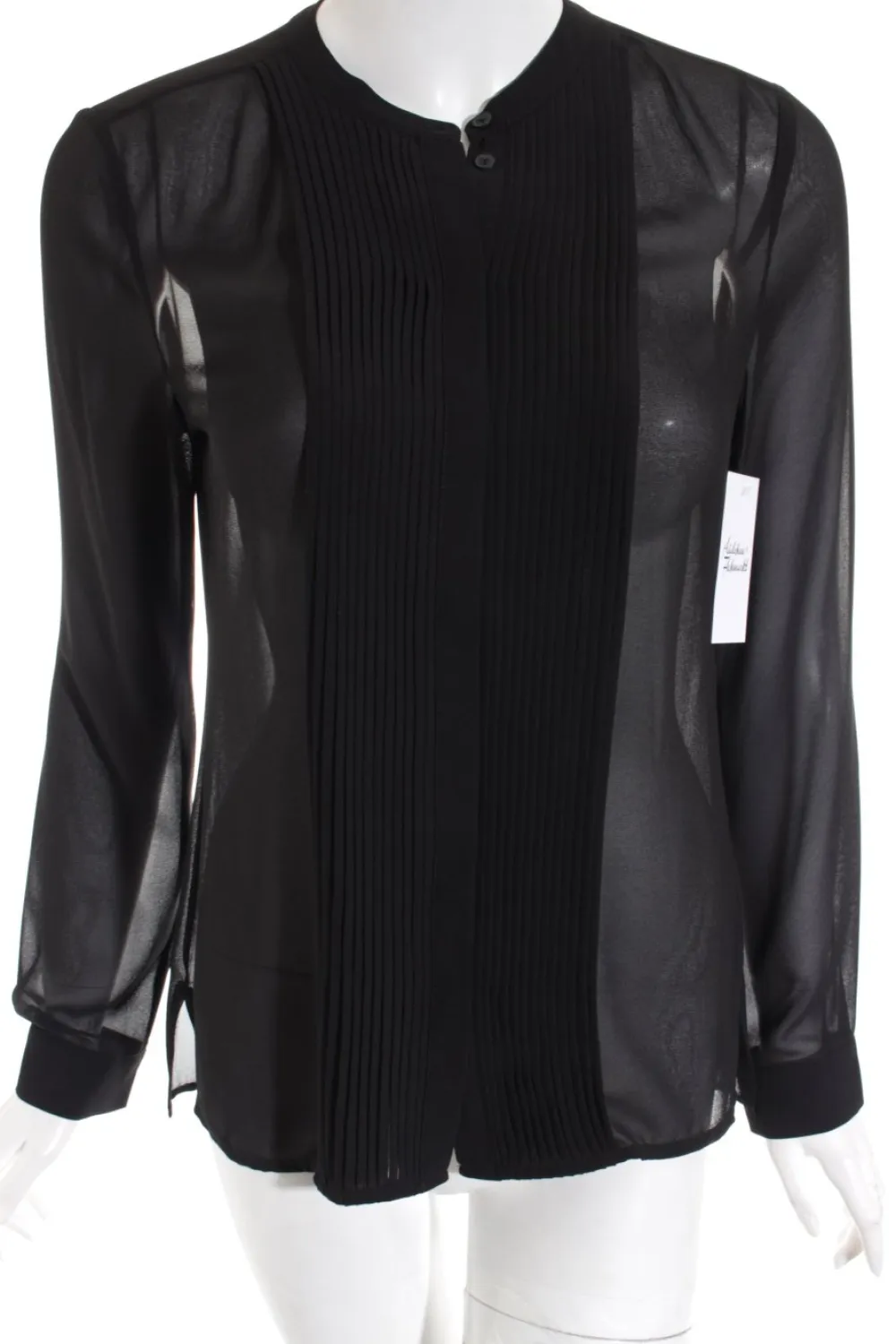 Tops>Comma Spitzentop Größe 34 dunkelblau