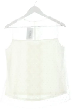 Tops>Orsay Spitzentop Größe 38 weiß