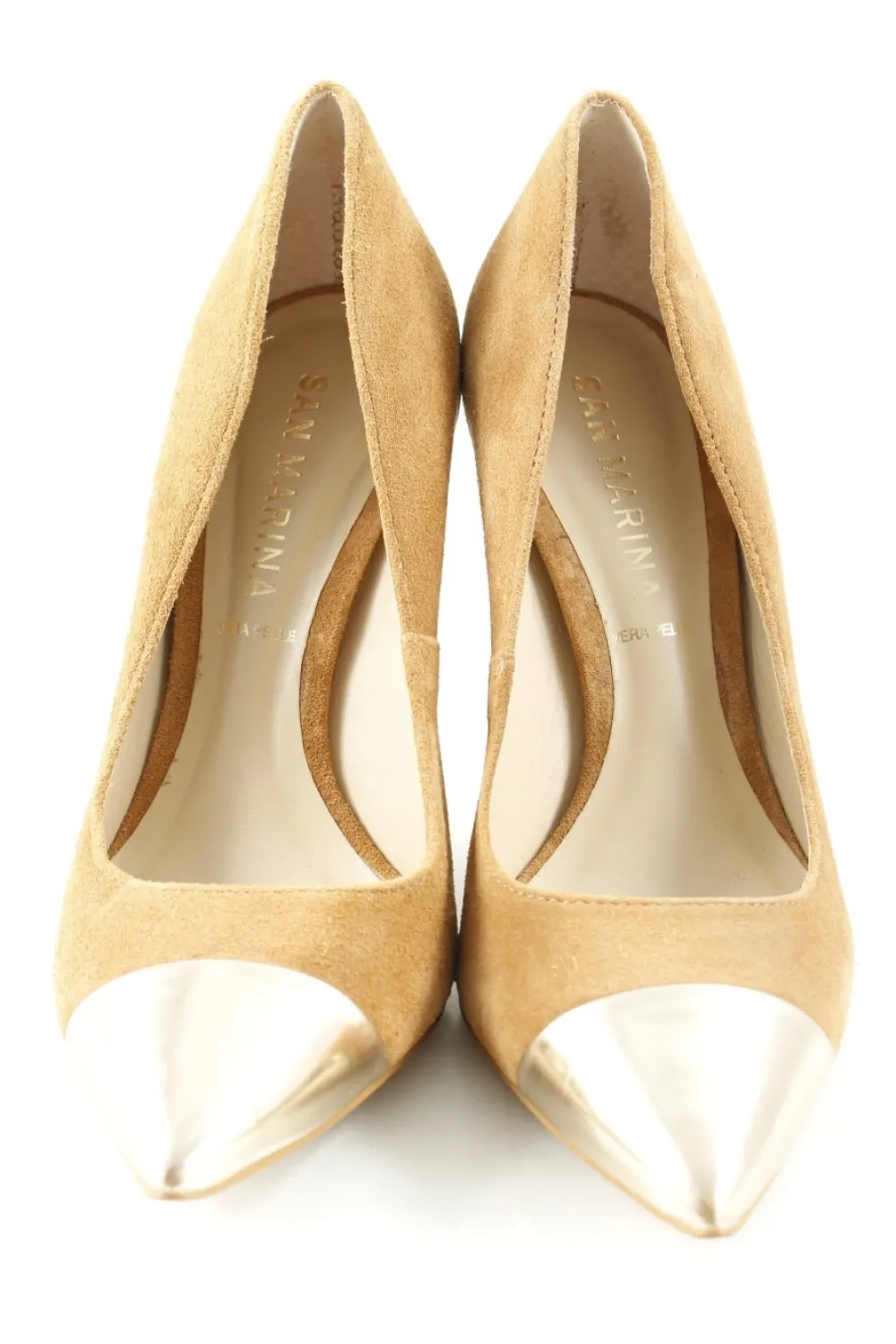 Pumps>San Marina Spitz-Pumps Größe 39 hellbraun