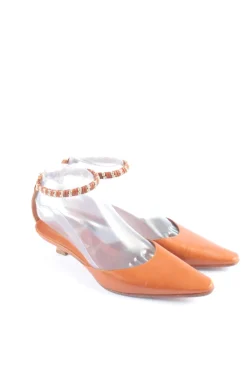 Pumps>Sergio Rossi Spitz-Pumps Größe 36,5 hellorange