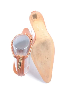 Pumps>Sergio Rossi Spitz-Pumps Größe 36,5 hellorange