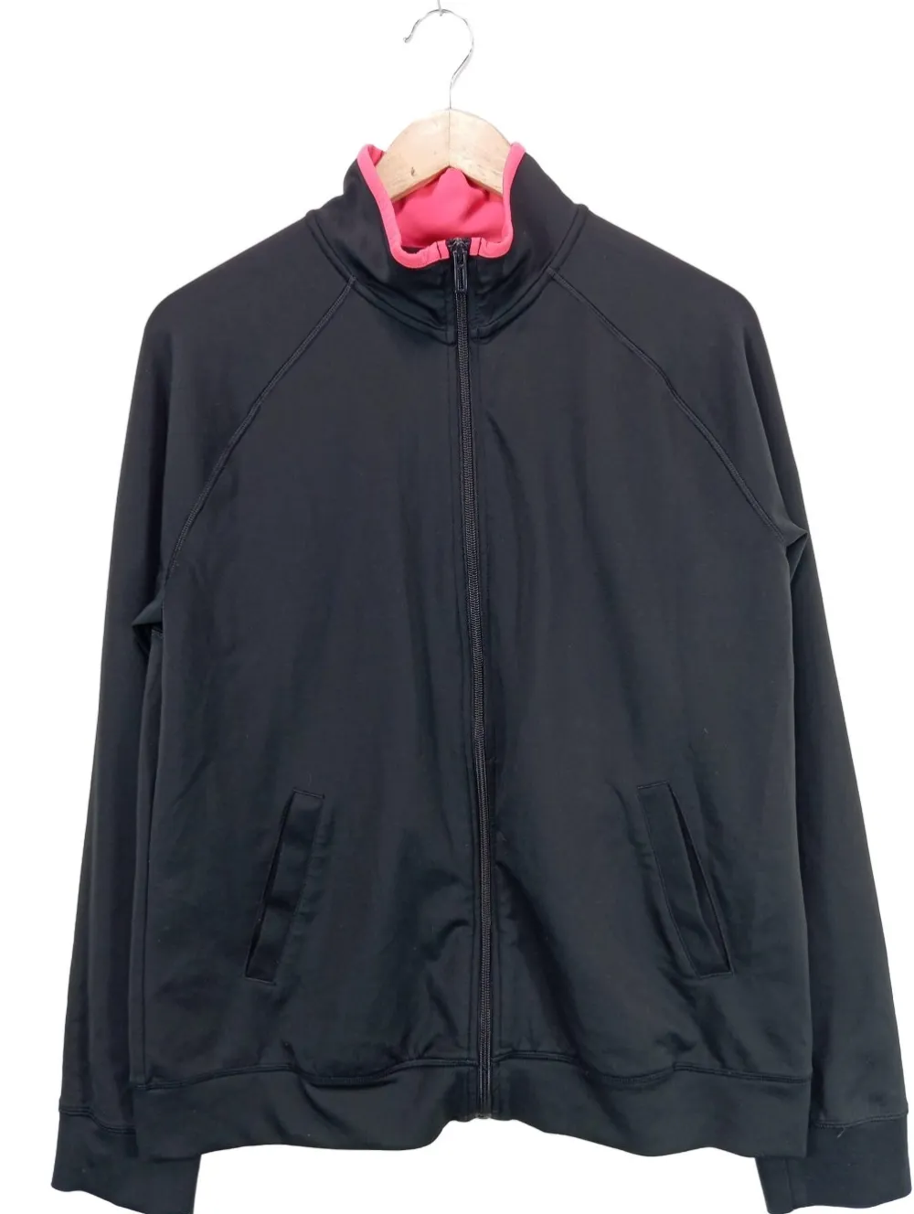 Jacken>Adidas Sportjacke Größe 42 schwarz