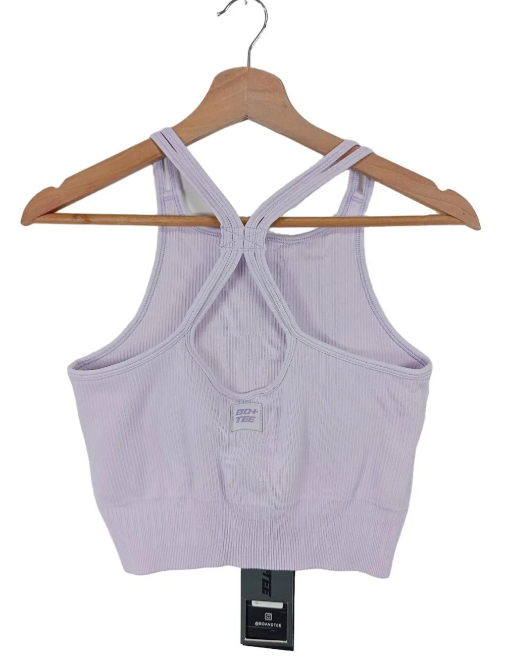 Tops>Bo+tee Sporttop Größe 38 helllila