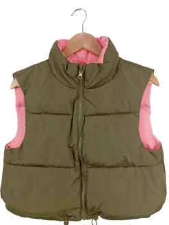 Westen>Pieces Sportweste Größe 34 khaki