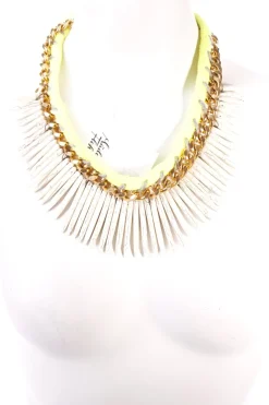 Ketten>Fashionnerds Statementkette neongelb