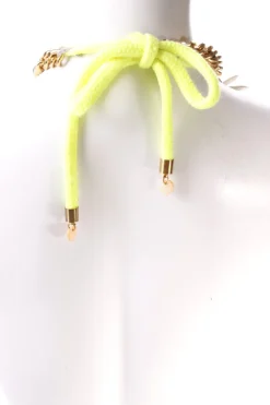 Ketten>Fashionnerds Statementkette neongelb